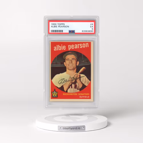 1959 Topps #4 Albie Pearson (PSA 5 EX)