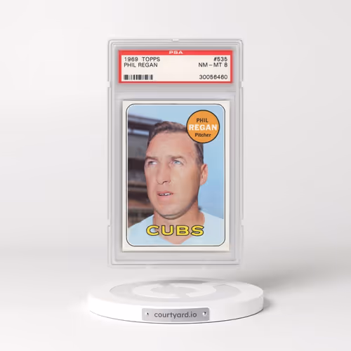 1969 Topps #535 Phil Regan (PSA 8 NM-MT)