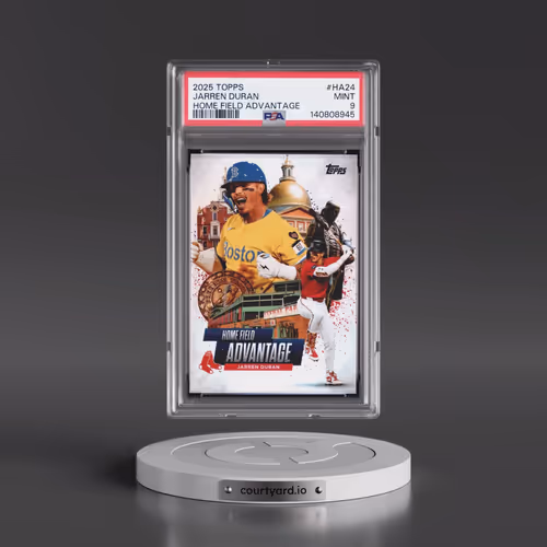 2025 Topps Home Field Advantage #HA24 Jarren Duran - Series 2 (PSA 9 MINT)