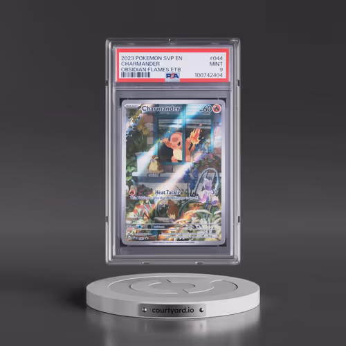 2023 Pokémon Svp EN-SV Black Star Promo #044 Charmander - Obsidian Flames Elite Trainer Box (PSA 9 M
