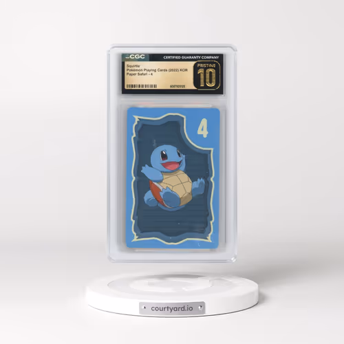 2022 Paper Safari #4 Squirtle (CGC 10 PRISTINE)