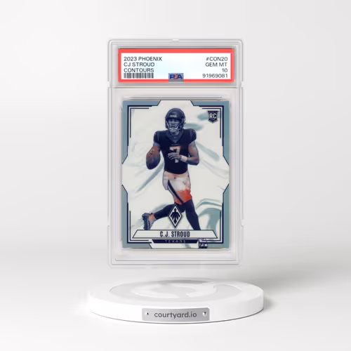 2023 Panini Phoenix Contours #CON20 CJ Stroud (PSA 10 GEM MINT)