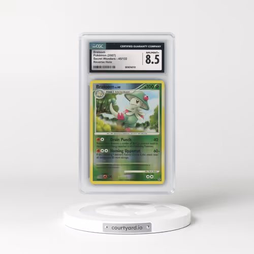 2007 Secret Wonders #45/132 Breloom - Reverse Holo (CGC 8.5 NM-MT+)