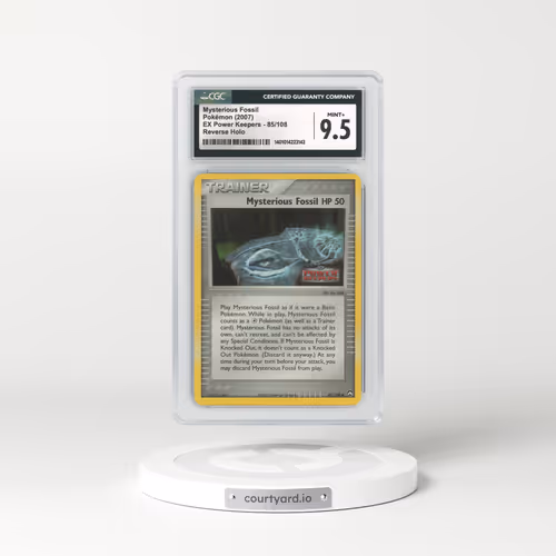 2007 EX Power Keepers #85 Mysterious Fossil - Holo (CGC 9.5 MINT+)