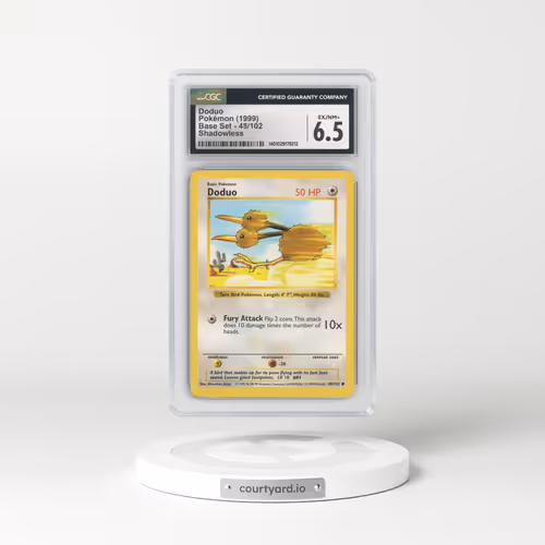 1999 Base Set #48 Doduo - Shadowless Shadowless (CGC 6.5 EX-NM+)