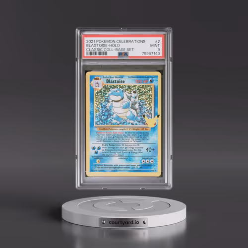 2021 Pokémon Celebrations Classic Collection #2 Blastoise - Holo (PSA 9 MINT)
