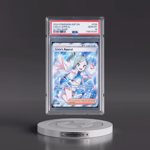 2024 Pokémon Ssp EN-Surging Sparks #234 Lisia's Appeal - Ultra Rare (PSA 10 GEM MINT)