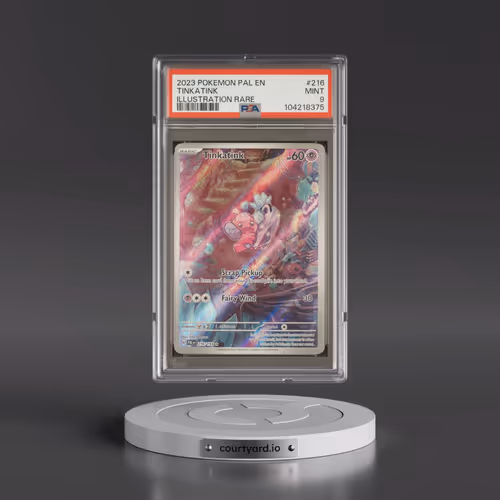 2023 Pokémon Pal EN-Paldea Evolved #216 Tinkatink - Illustration Rare (PSA 9 MINT)