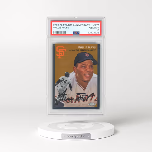 2023 Topps Chrome Platinum Anniversary #475 Willie Mays (PSA 10 GEM MINT)