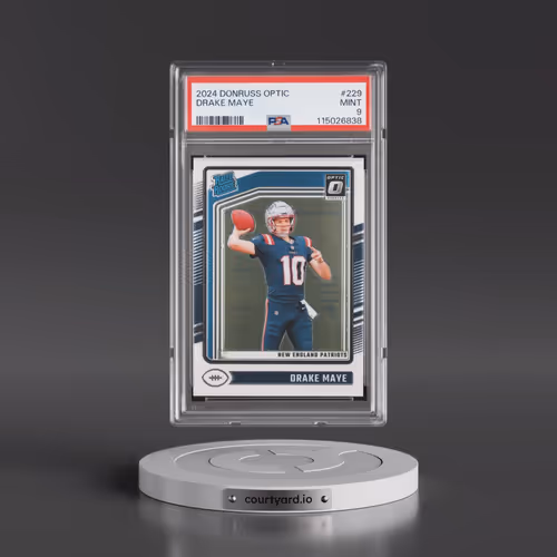 2024 Panini Donruss Optic #229 Drake Maye (PSA 9 MINT)