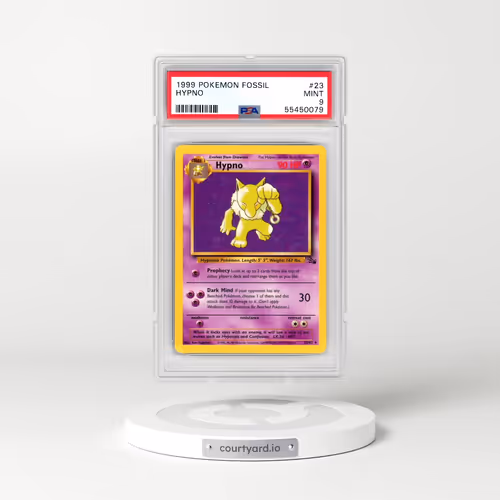 1999 Pokémon Fossil #23 Hypno (PSA 9 MINT)
