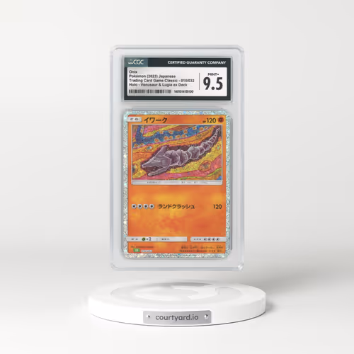 2023 Japanese Trading Card Game Classic #10 Onix - Holo (CGC 9.5 MINT+)