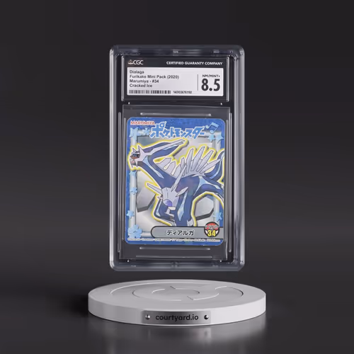 2020 Sword & Shield Furikake Mini Pack (Marumiya) - Japanese #34 Dialaga - Cracked Ice (CGC 8.5 NM-M