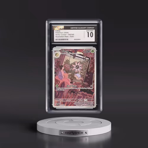 2024 Pokémon Scr EN-Stellar Crown #145 Lileep - Illustration Rare (CGC 10 GEM MINT)