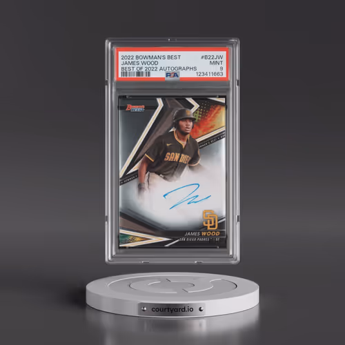 2022 Bowman's Best Best of 2022 Autographs #B22JW James Wood (PSA 9 MINT)