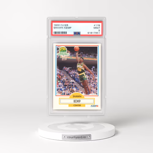 1990 Fleer #178 Shawn Kemp (PSA 9 MINT)