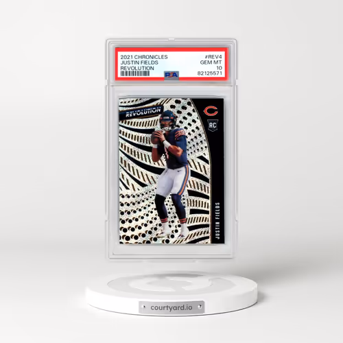 2021 Panini Chronicles Revolution #REV4 Justin Fields (PSA 10 GEM MINT)
