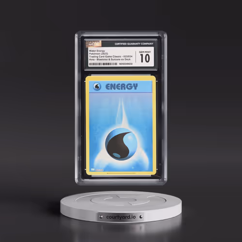 2023 Trading Card Game Classic - CLV, CLC, CLB #033/034 Water Energy - Blastoise & Suicune ex De