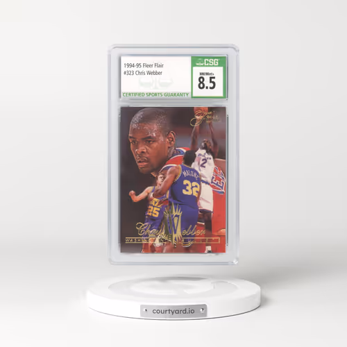 1994 Flair #323 Chris Webber (CSG 8.5 NM-MT+)
