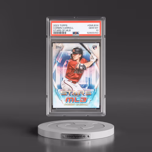 2023 Topps Stars of MLB #SMLB34 Corbin Carroll - Series 2 (PSA 10 GEM MINT)