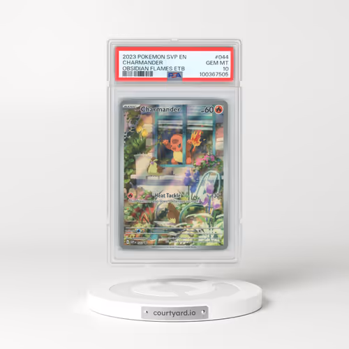 2023 Pokémon Svp EN-SV Black Star Promo #044 Charmander - Obsidian Flames Elite Trainer Box (PSA 10 GEM MINT)