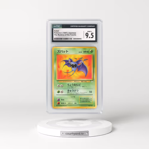 1997 The Mystery of the Fossils Zubat (CGC 9.5 MINT+)