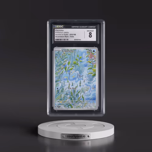2023 Pokémon Svi EN-Scarlet & Violet #205 Clauncher - Illustration Rare (CGC 8 NM-MT)