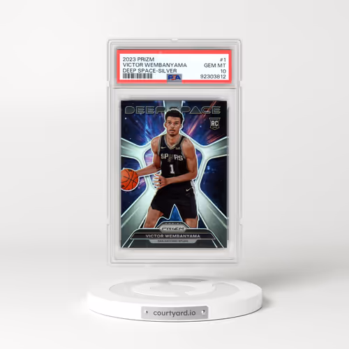 2023 Panini Prizm Deep Space #1 Victor Wembanyama - Silver Prizm (PSA 10 GEM MINT)
