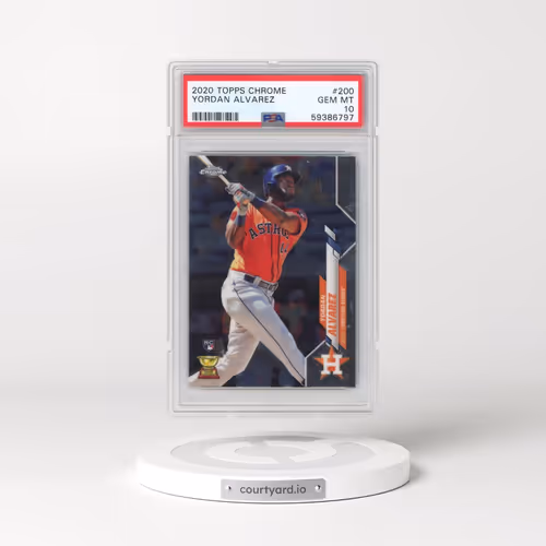 2020 Topps Chrome #200 Yordan Alvarez (PSA 10 GEM MINT)