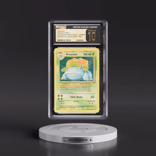 2023 Pokémon CLV-Trading Card Game Classic Venusaur & Lugia EX Deck #003 Venusaur (CGC 10 PRISTINE)