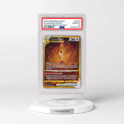 2023 Pokémon Sword and Shield Crown Zenith #GG70 Arceus Vstar - Full Art Secret (PSA 10 GEM MINT)