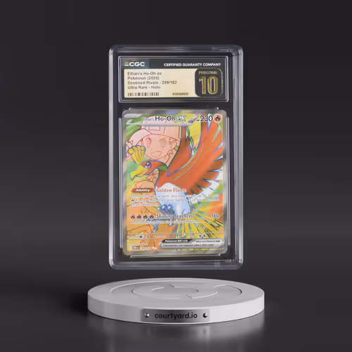 2025 Pokémon Dri EN-Destined Rivals #209 Ethan's HO-Oh EX - Holo Ultra Rare (CGC 10 PRISTINE)