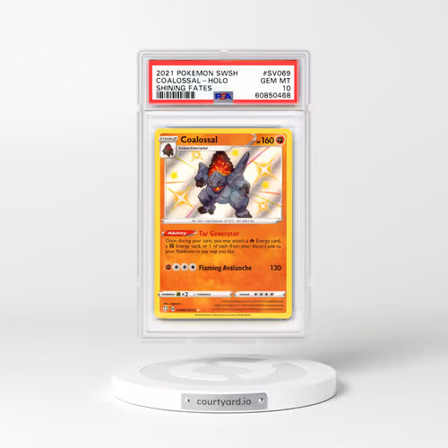 2021 Shining Fates #69 Coalossal - Holo (PSA 10 GEM MINT)