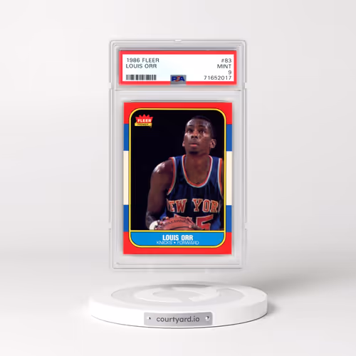 1986 Fleer #83 Louis Orr (PSA 9 MINT)