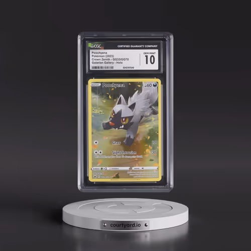 2023 Crown Zenith #GG33/GG70 Poochyena - Galarian Gallery Holo (CGC 10 GEM MINT)