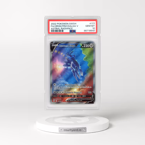 2022 Pokémon Sword & Shield Astral Radiance #177 Origin Forme Dialga V - Holo Full Art (PSA 10 GEM MINT)