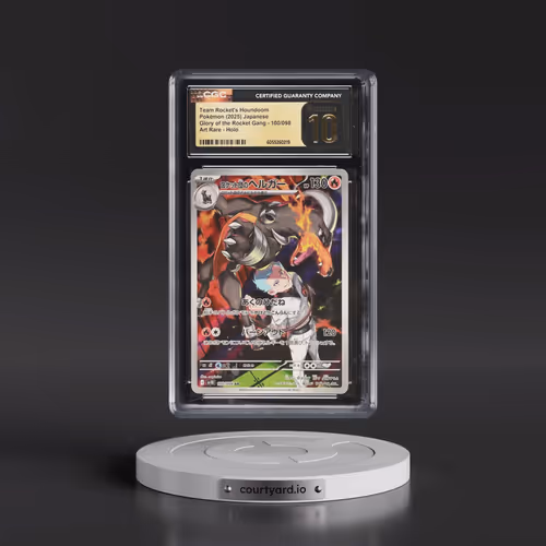 2025 Glory of the Rocket Gang - sv10 #100/098 Team Rocket's Houndoom - Art Rare Holo (CGC 10 PRISTIN