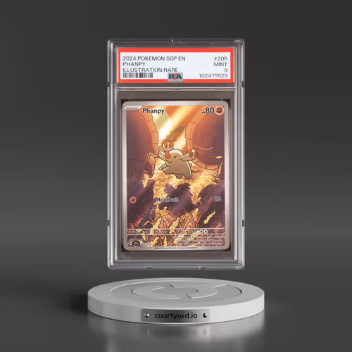2024 Pokémon Ssp EN-Surging Sparks #205 Phanpy - Illustration Rare (PSA 9 MINT)