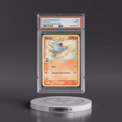 2006 Pokémon EX Holon Phantoms #66 Horsea (PSA 9 MINT)