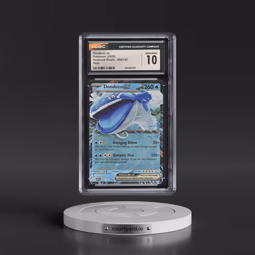 2025 Destined Rivals - DRI EN #066/182 Dondozo ex - Holo (CGC 10 GEM MINT)