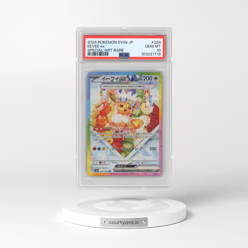 2024 Pokémon Sv8a-Terastal Fest EX #224 Eevee EX - Holo Special Art Rare (PSA 10 GEM MINT)