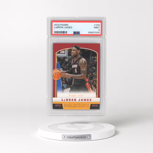 2012 Panini #104 LeBron James (PSA 9 MINT)