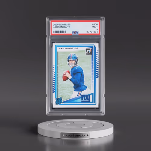 2025 Panini Donruss #400 Jaxson Dart (PSA 9 MINT)