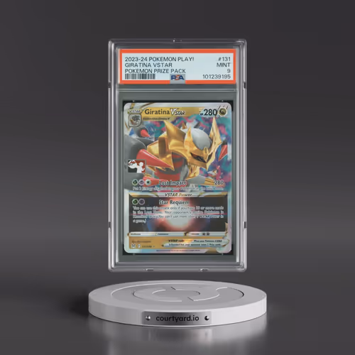 2023-2024 Pokémon Play! Pokémon Prize Pack #131 Giratina Vstar (PSA 9 MINT)
