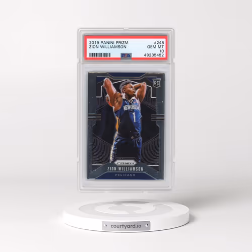 2019 Panini Prizm #248 Zion Williamson (PSA 10 GEM MINT)