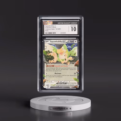 2024 Paldean Fates - PAF EN #075/091 Squawkabilly ex - Holo (CGC 10 GEM MINT)