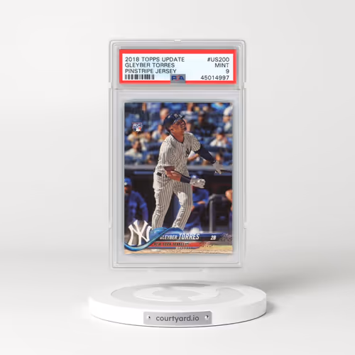 2018 Topps Update #US200 Gleyber Torres - Pinstripe Jersey (PSA 9 MINT)