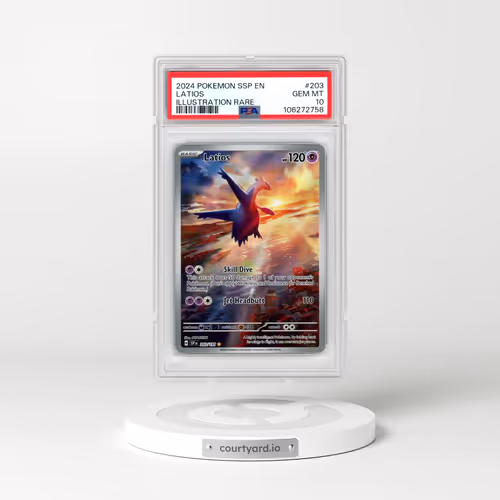 2024 Pokémon Ssp EN-Surging Sparks #203 Latios - Illustration Rare (PSA 10 GEM MINT)