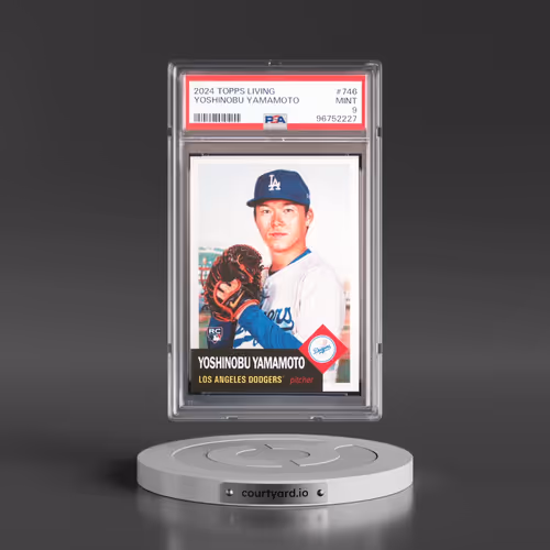 2024 Topps Living #746 Yoshinobu Yamamoto (PSA 9 MINT)