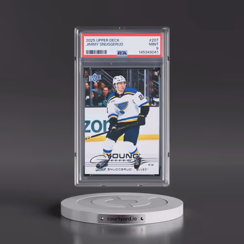 2025 Upper Deck #207 Jimmy Snuggerud (PSA 9 MINT)